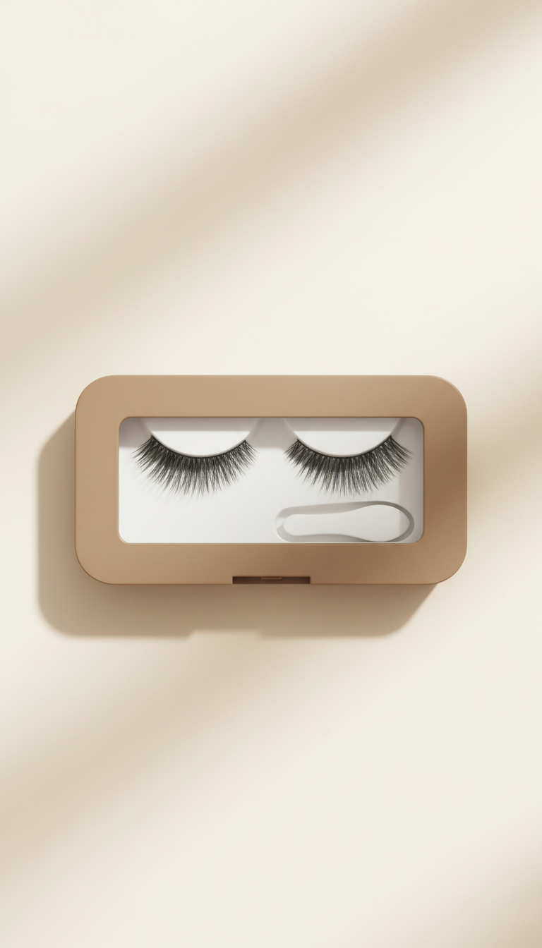 Magnetic lashes kit with easy-grip applicator