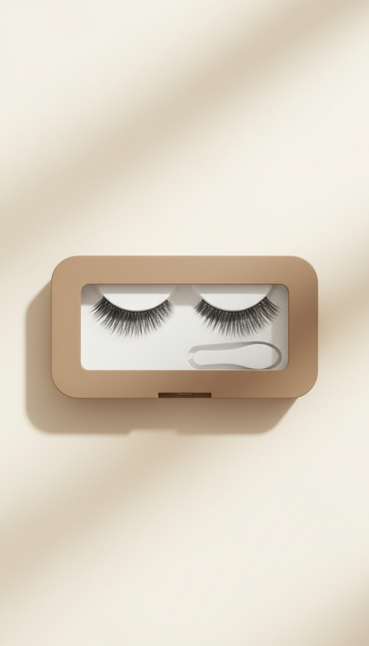 Magnetic lashes kit with easy-grip applicator
